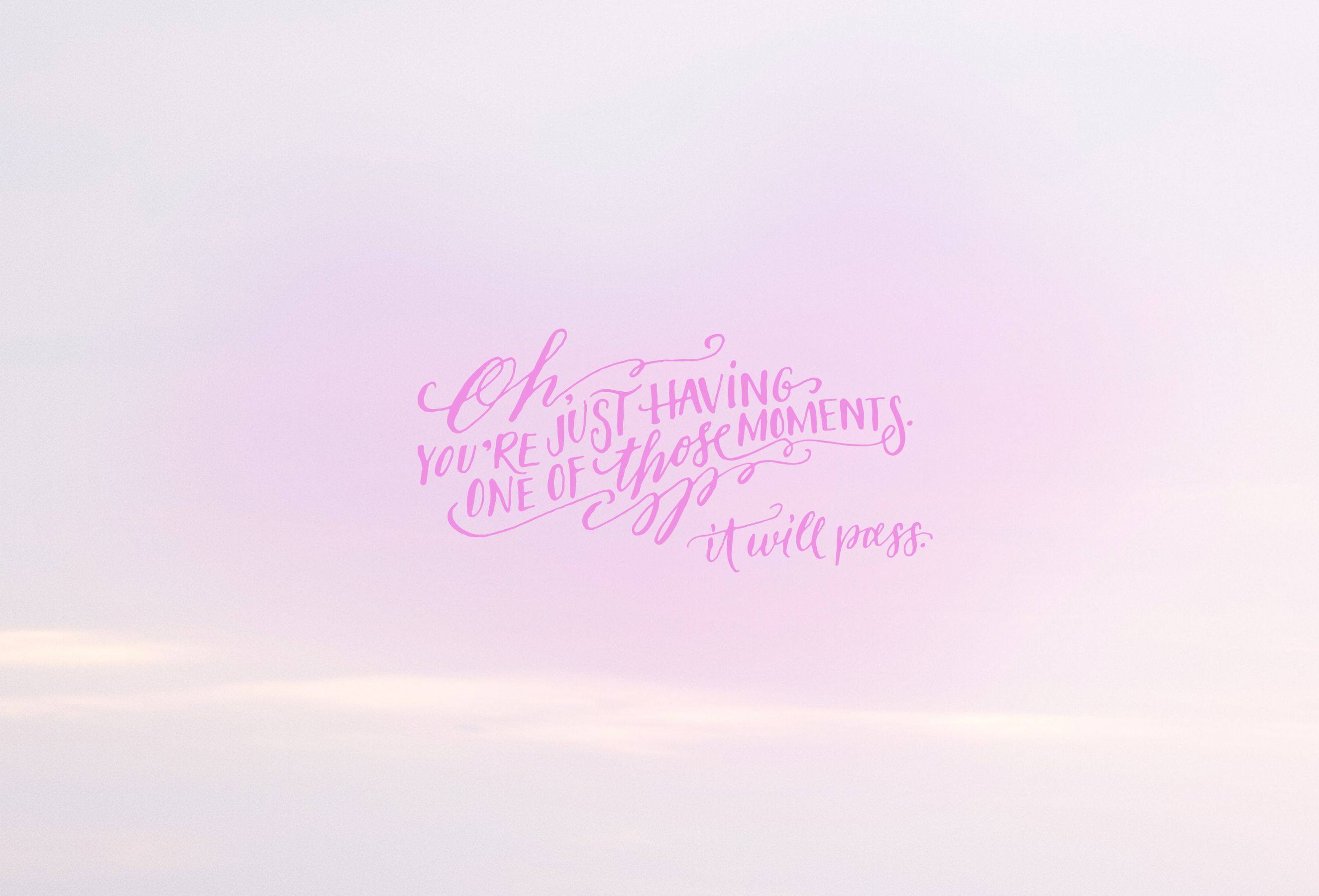 Pink Quote Laptop Wallpapers