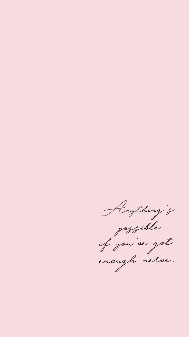 Pink Quotes Wallpapers