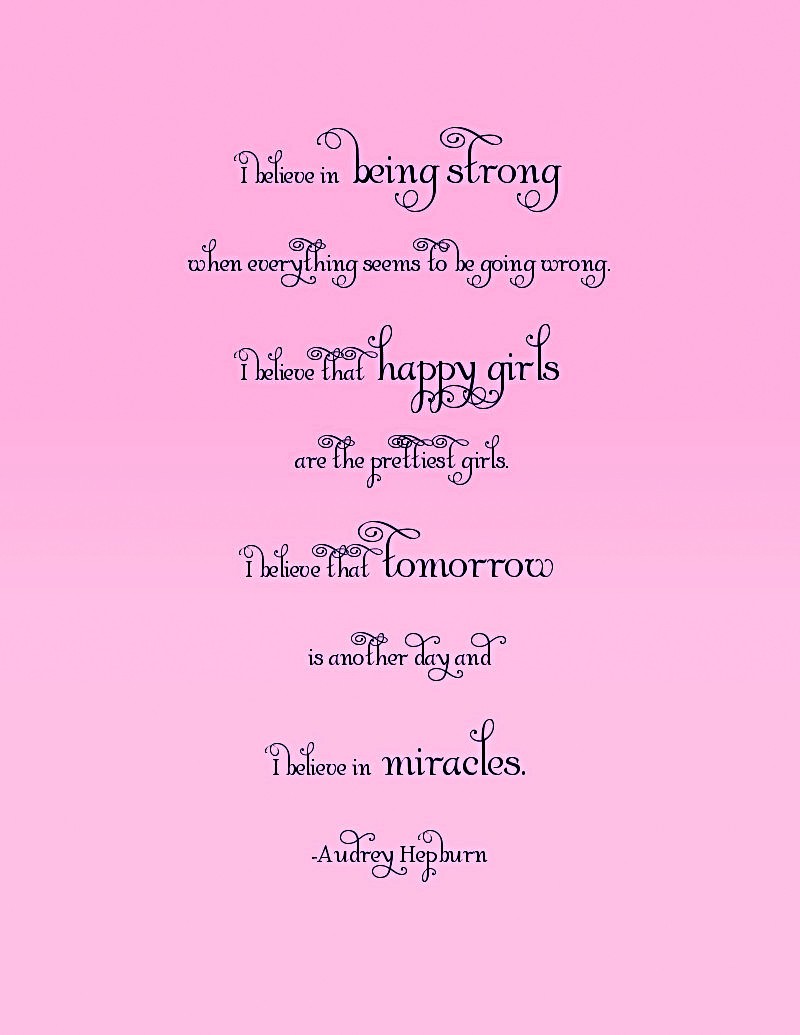 Pink Quotes Wallpapers