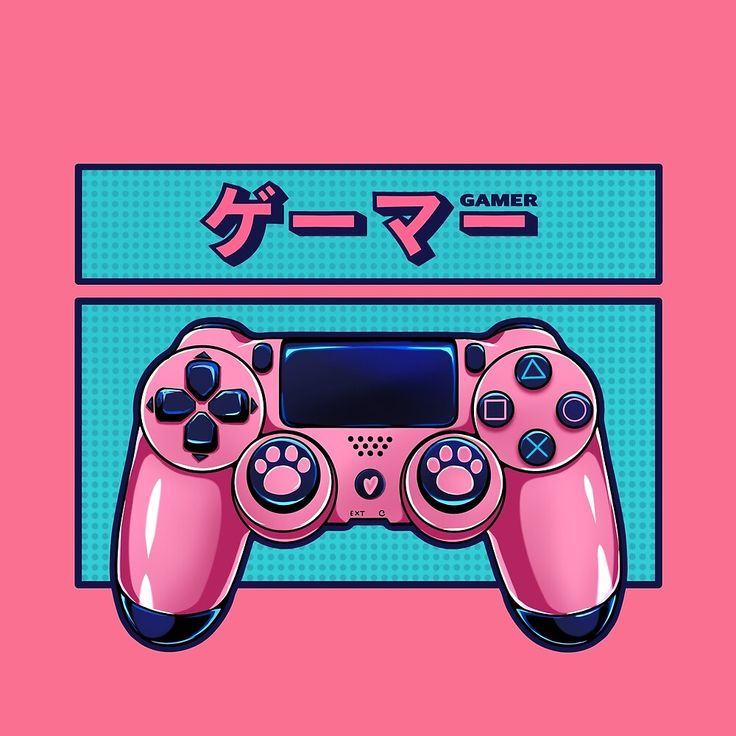 Pink Retro Gamer Girl Aesthetic Wallpapers