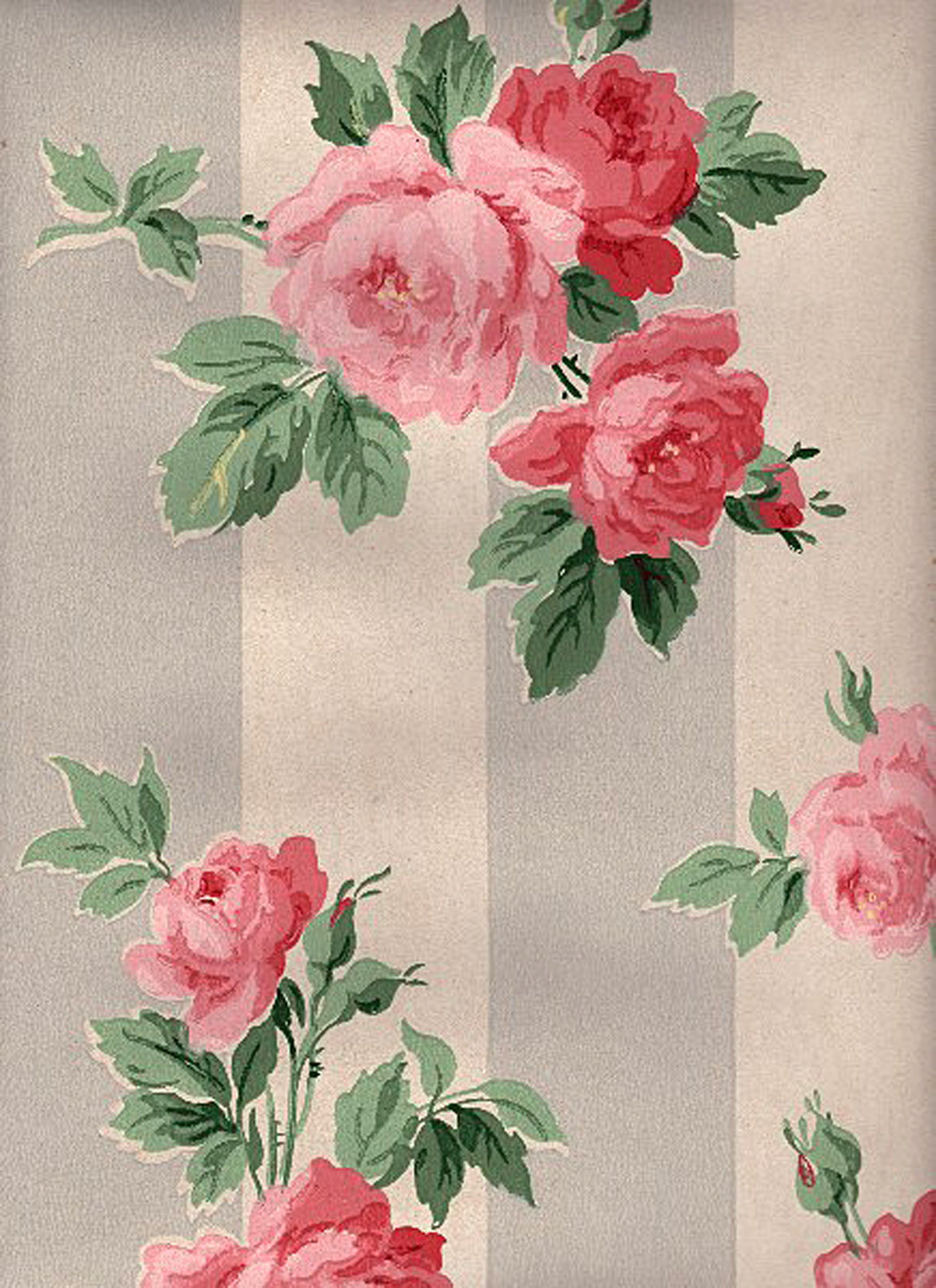 Pink Roses Vintage Wallpapers