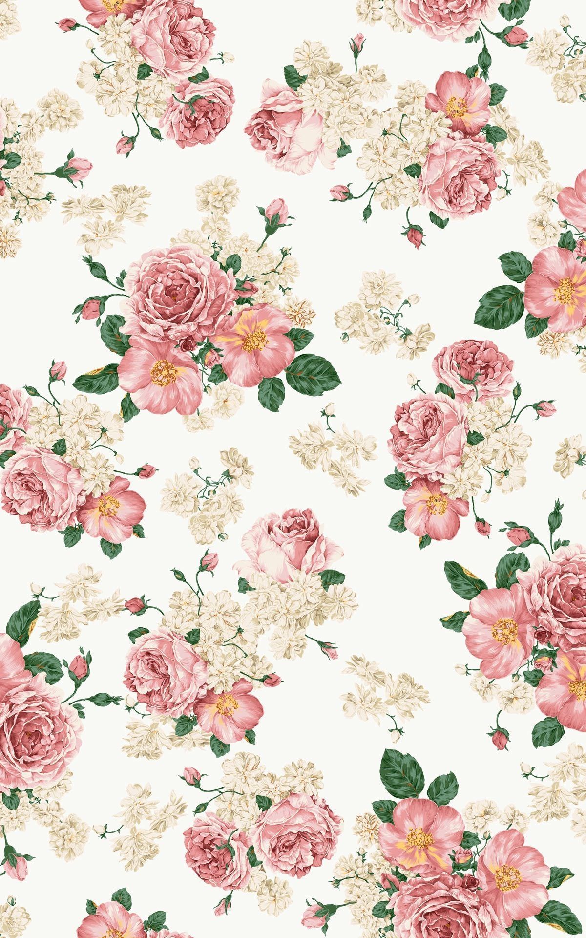 Pink Roses Vintage Wallpapers