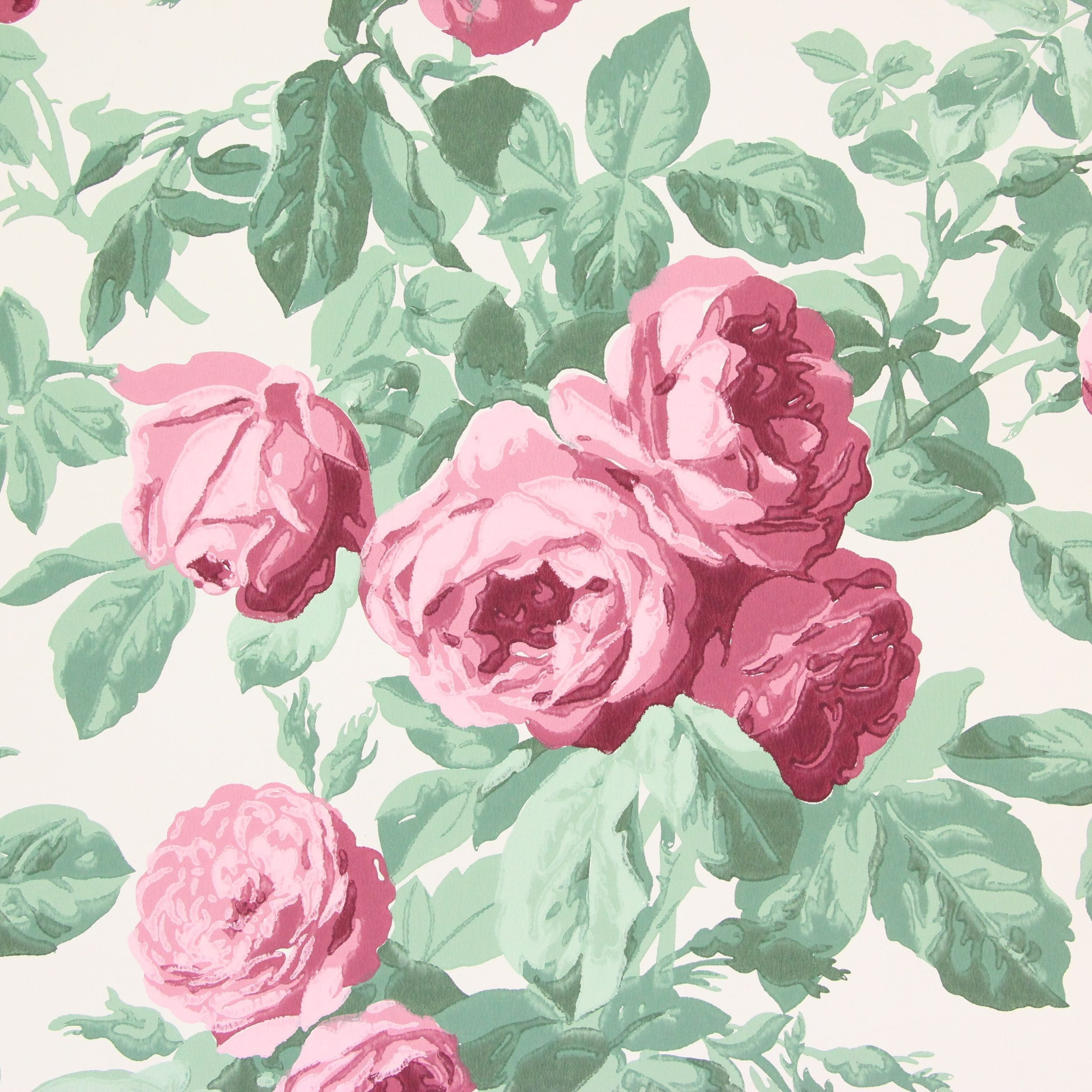 Pink Roses Vintage Wallpapers