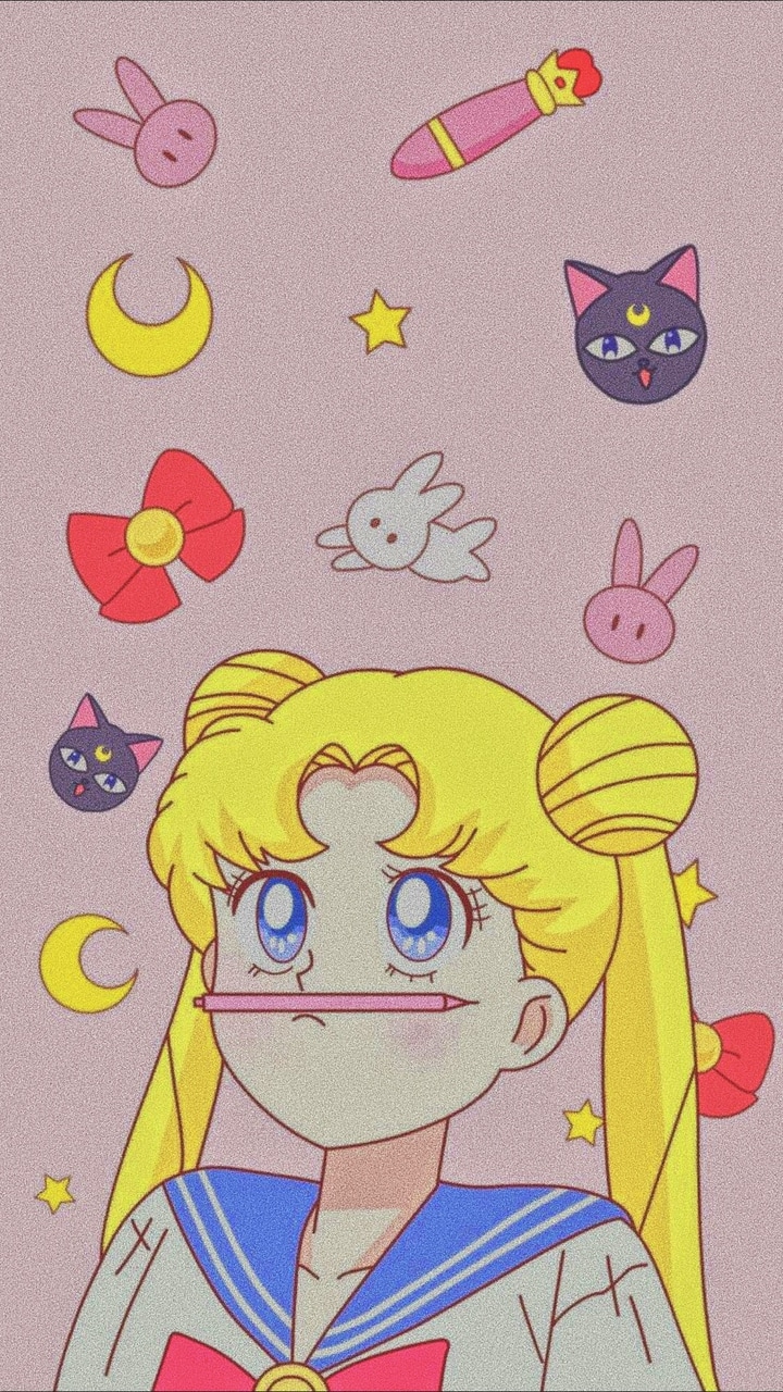 Pink Sailor Moon Laptop Wallpapers