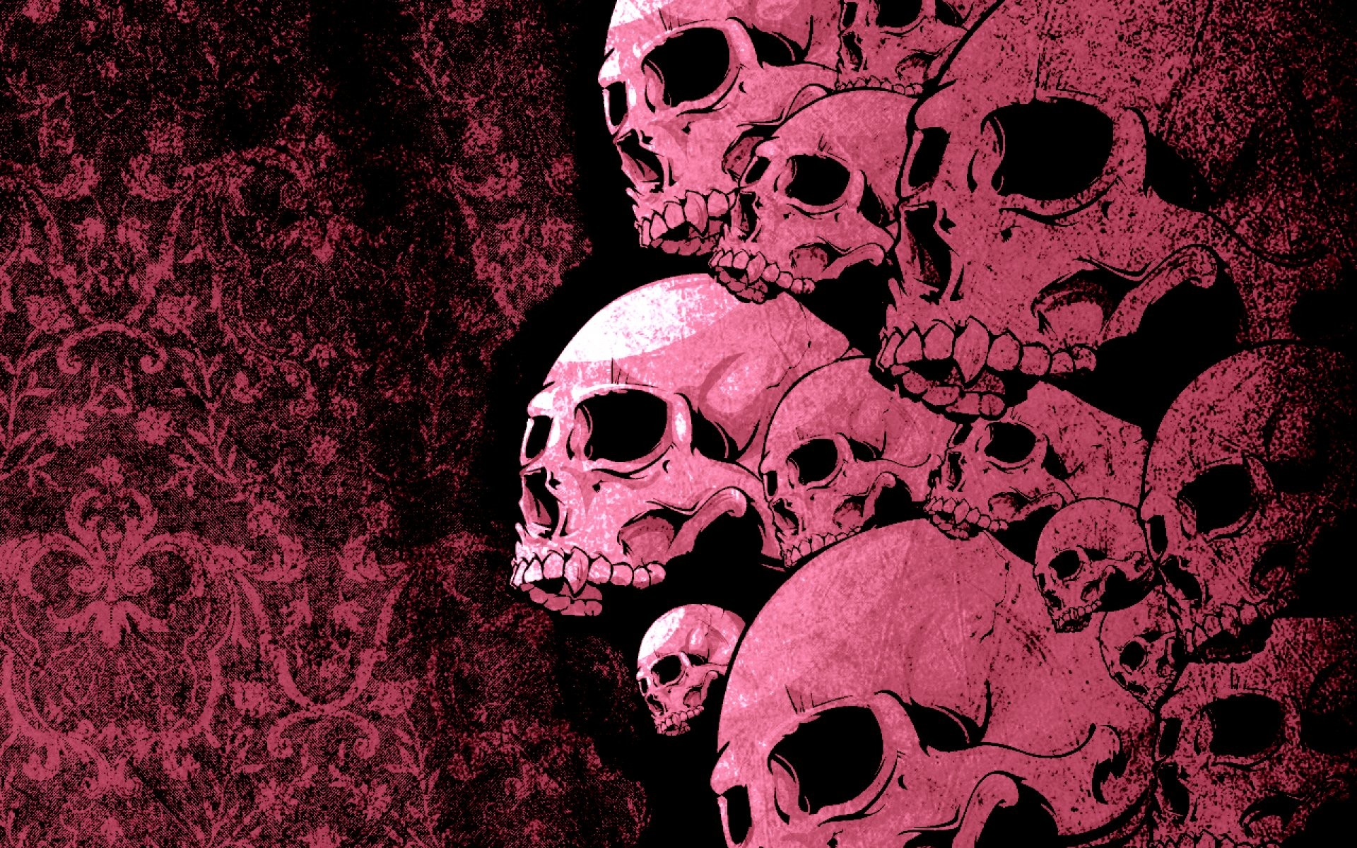 Pink Skull Wallpapers