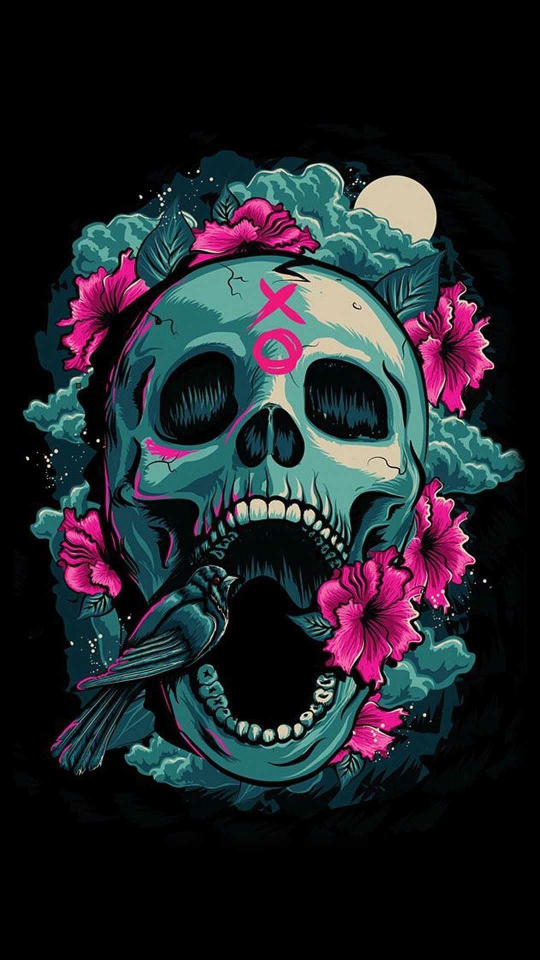 Pink Skull Wallpapers