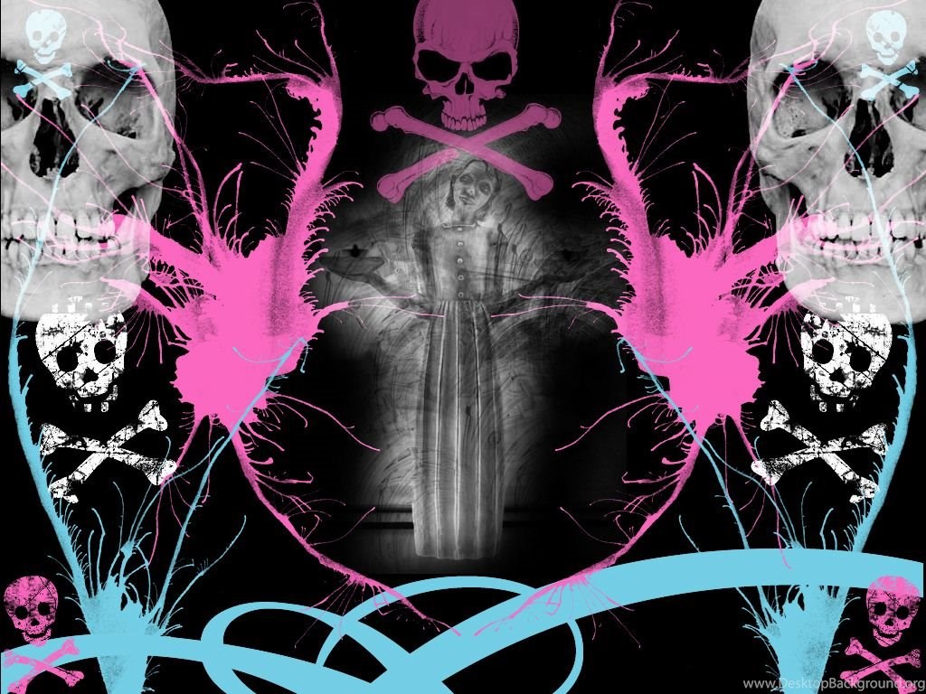 Pink Skull Wallpapers