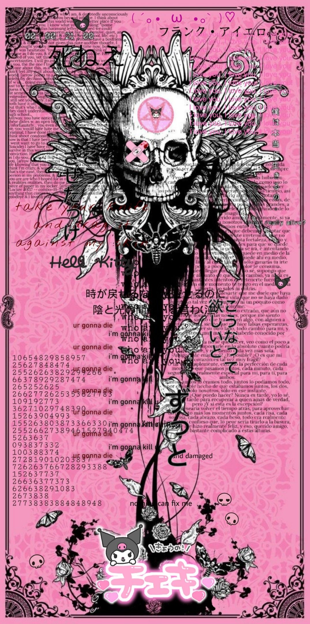 Pink Skull Wallpapers