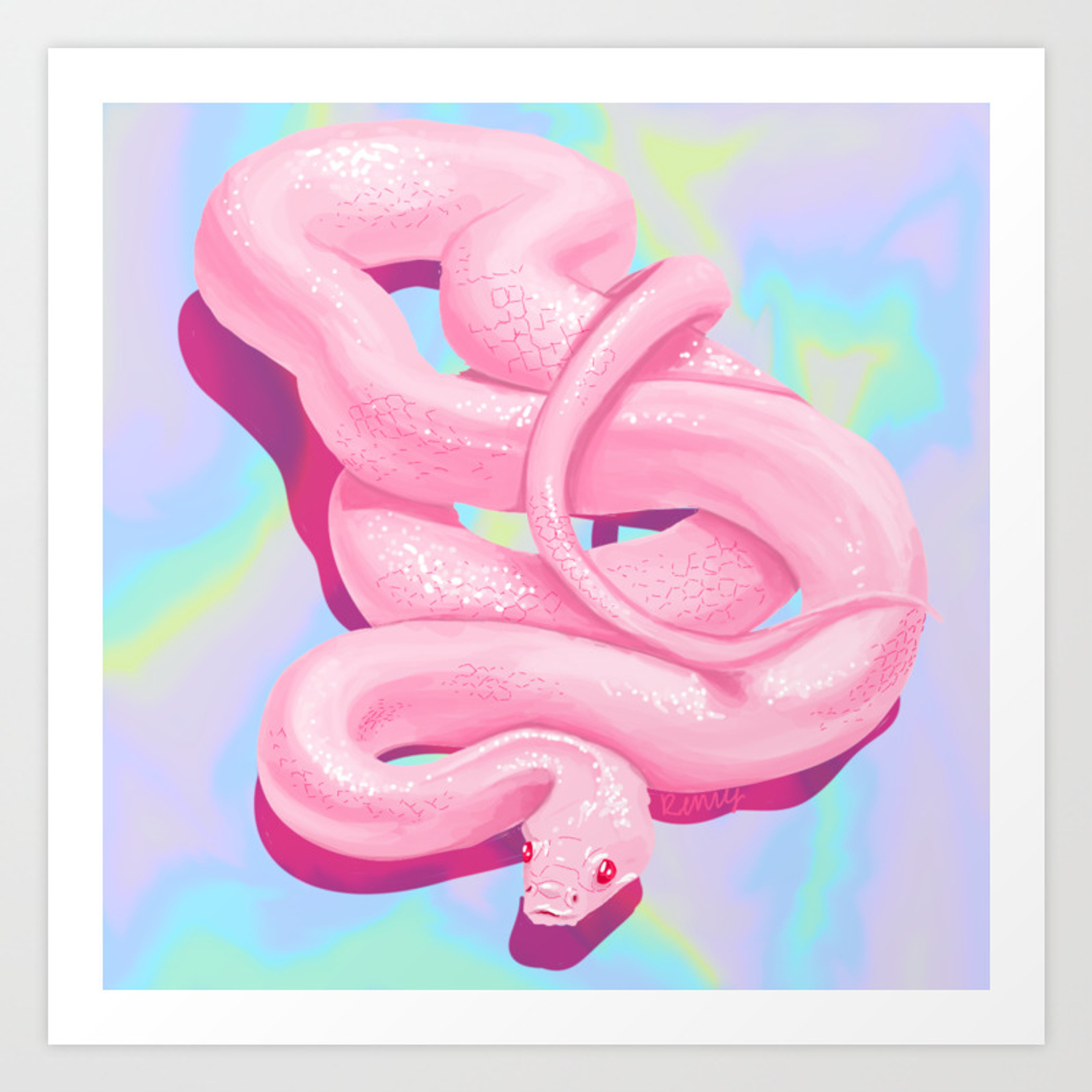 Pink Snake Hd Wallpapers