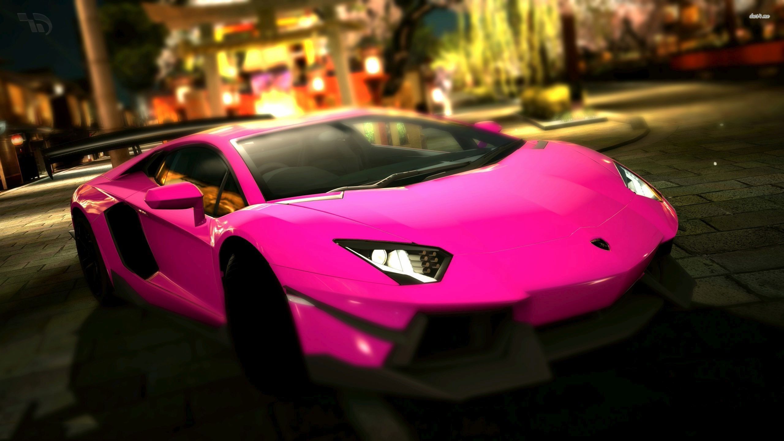 Pink Sports Car Wallpapers