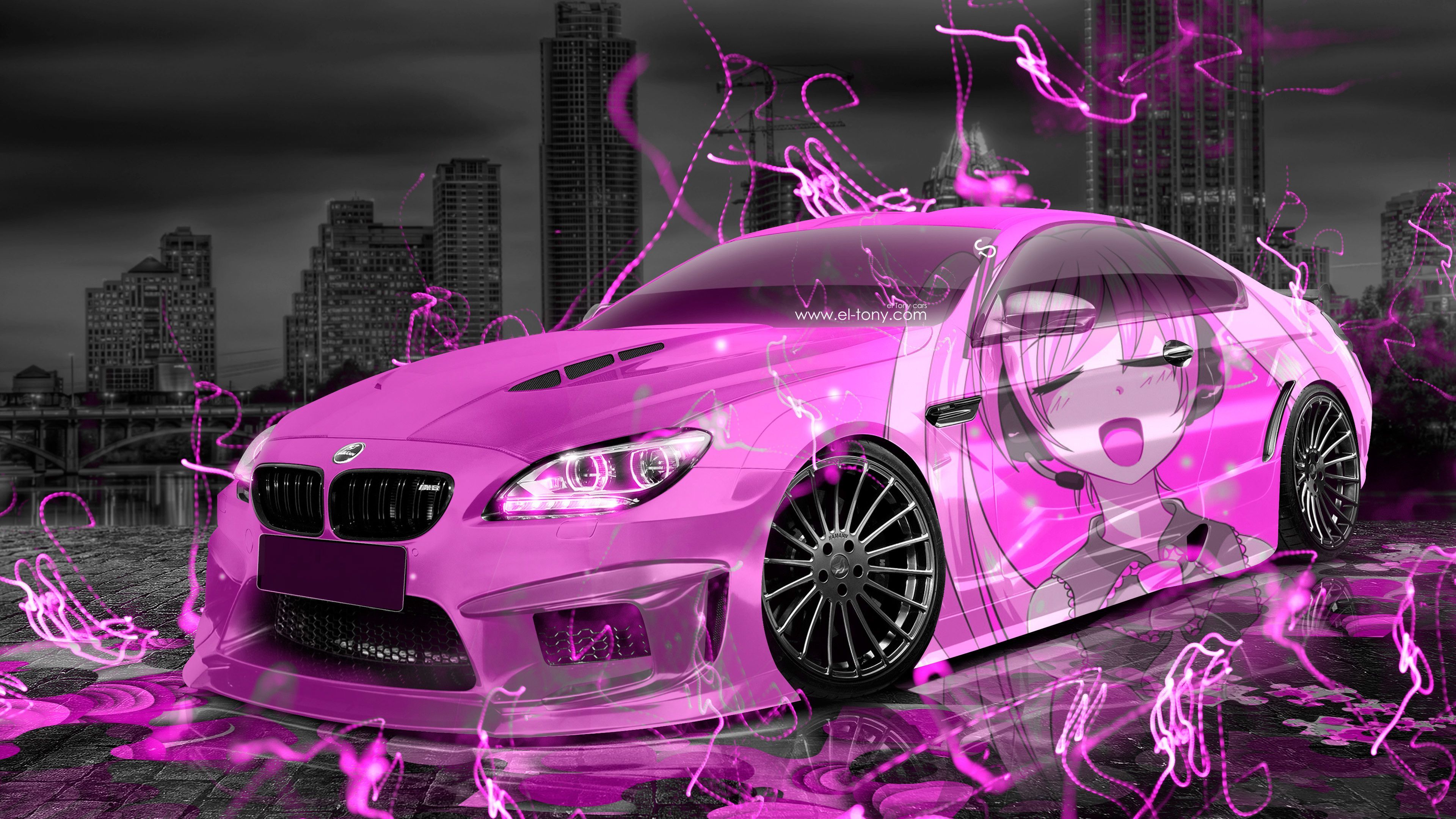 Pink Sports Car Wallpapers