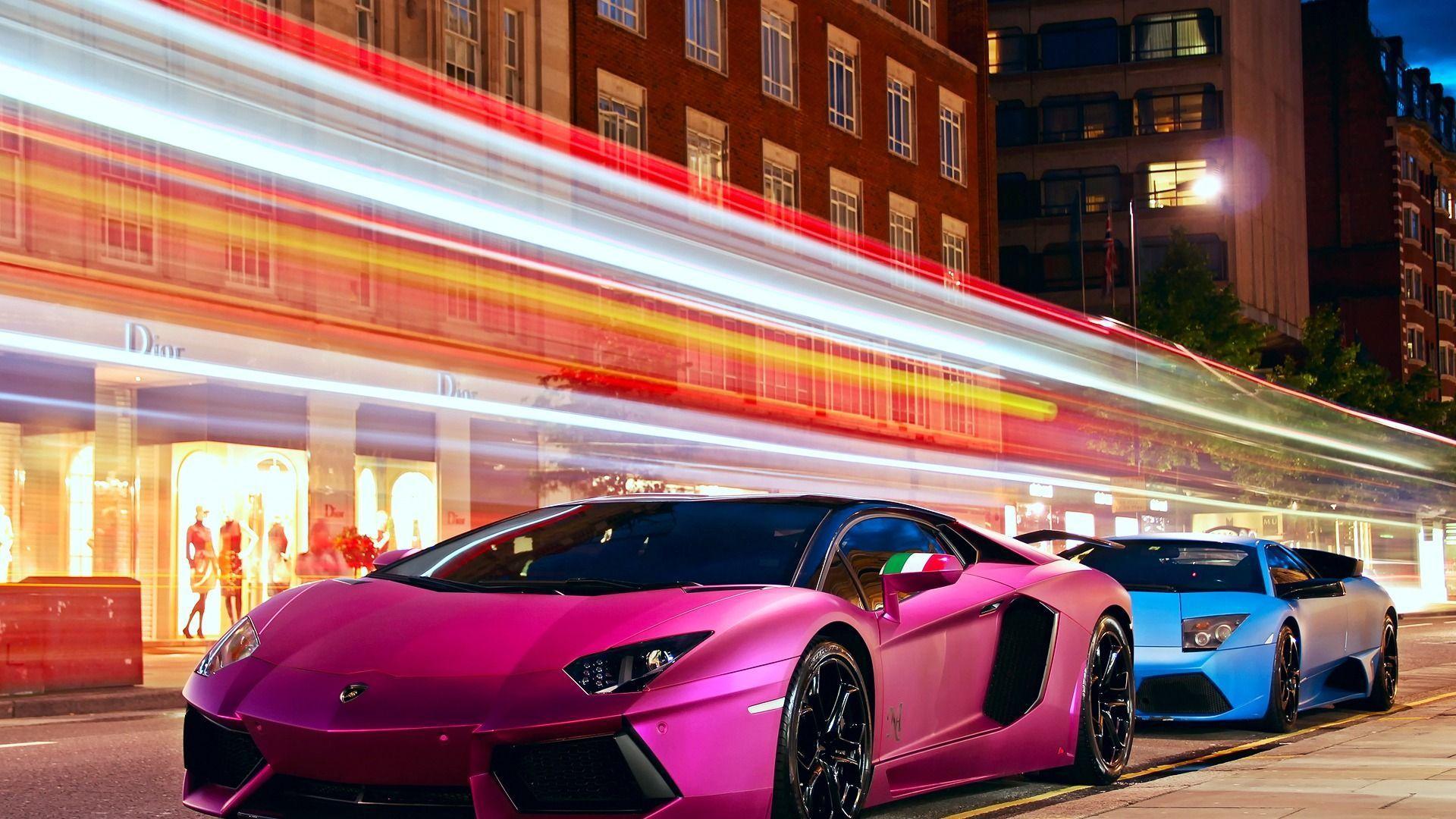 Pink Sports Car Wallpapers