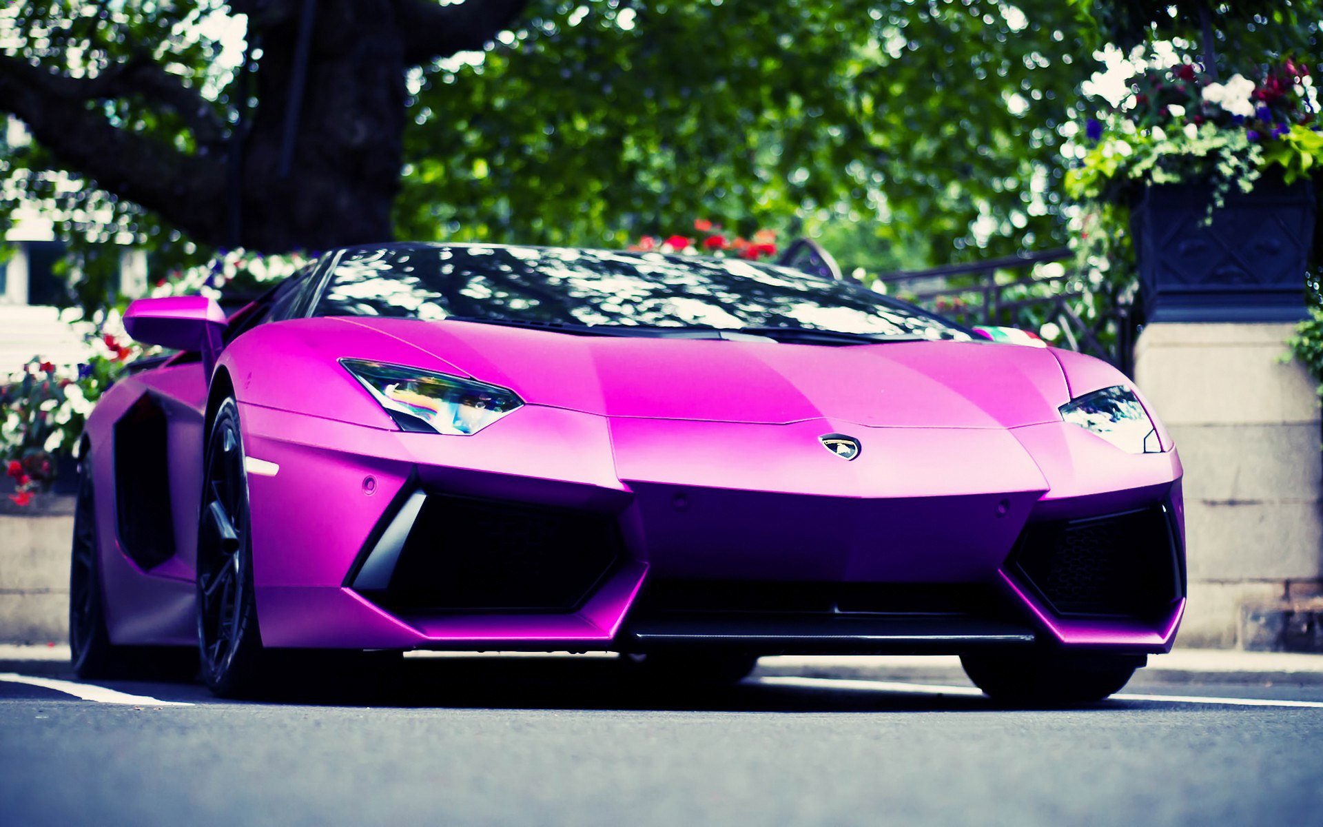 Pink Sports Car Wallpapers