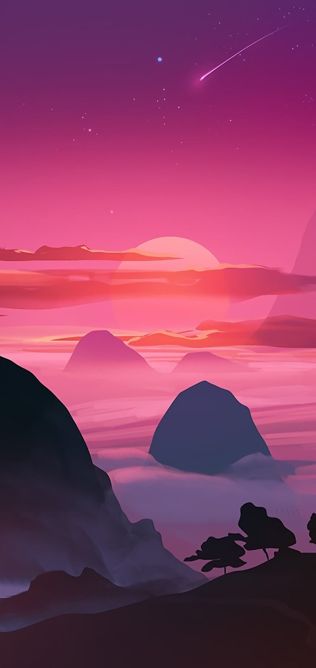 Pink Sunset Wallpapers