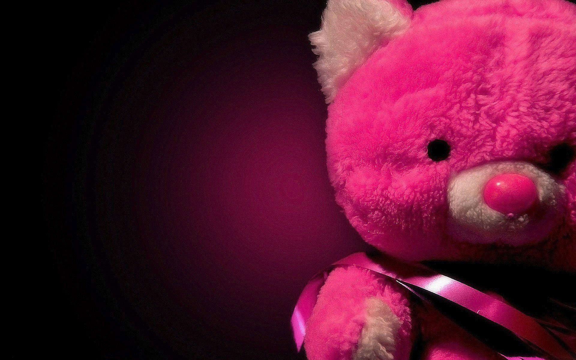 Pink Teddy Bear Wallpapers