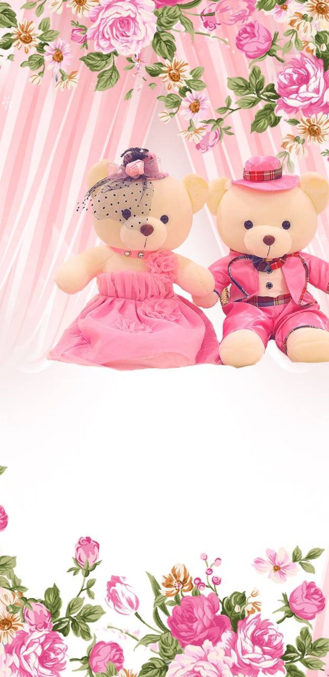 Pink Teddy Bear Wallpapers