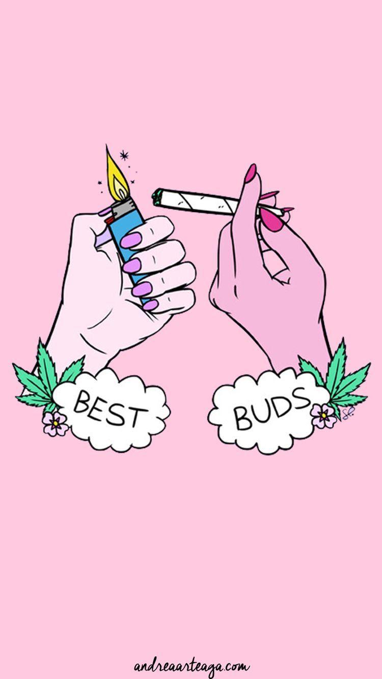 Pink Weed Wallpapers