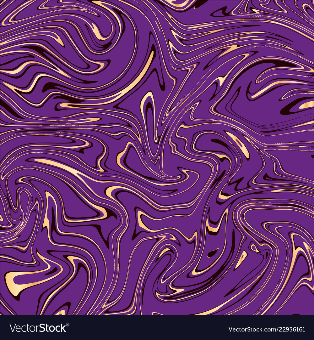 Purple And Gold Marble Background