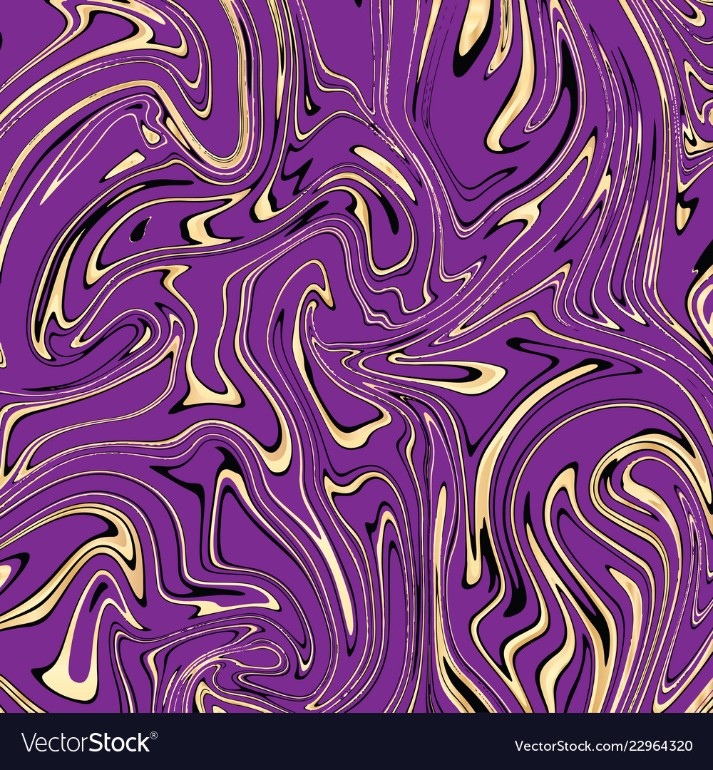 Purple And Gold Marble Background