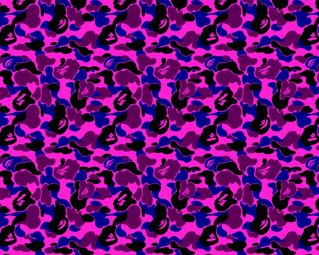 Purple Camo Background