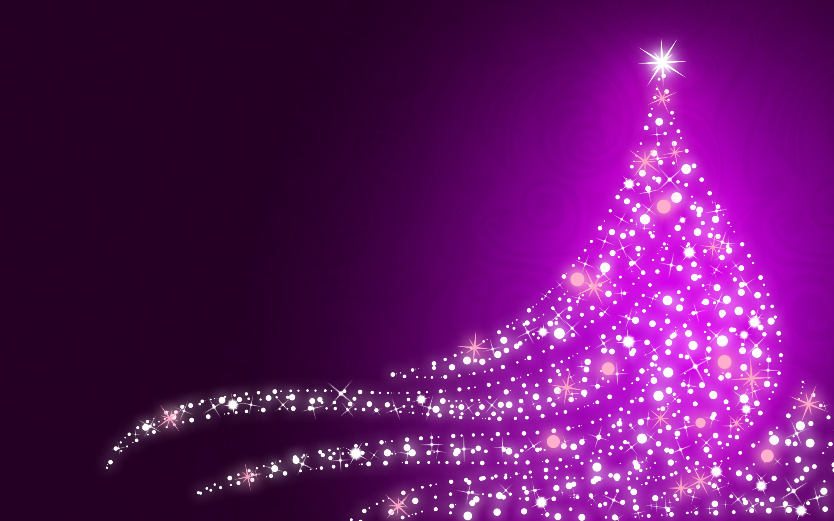 Purple Christmas Background