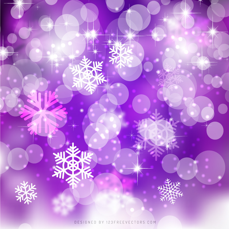 Purple Christmas Background