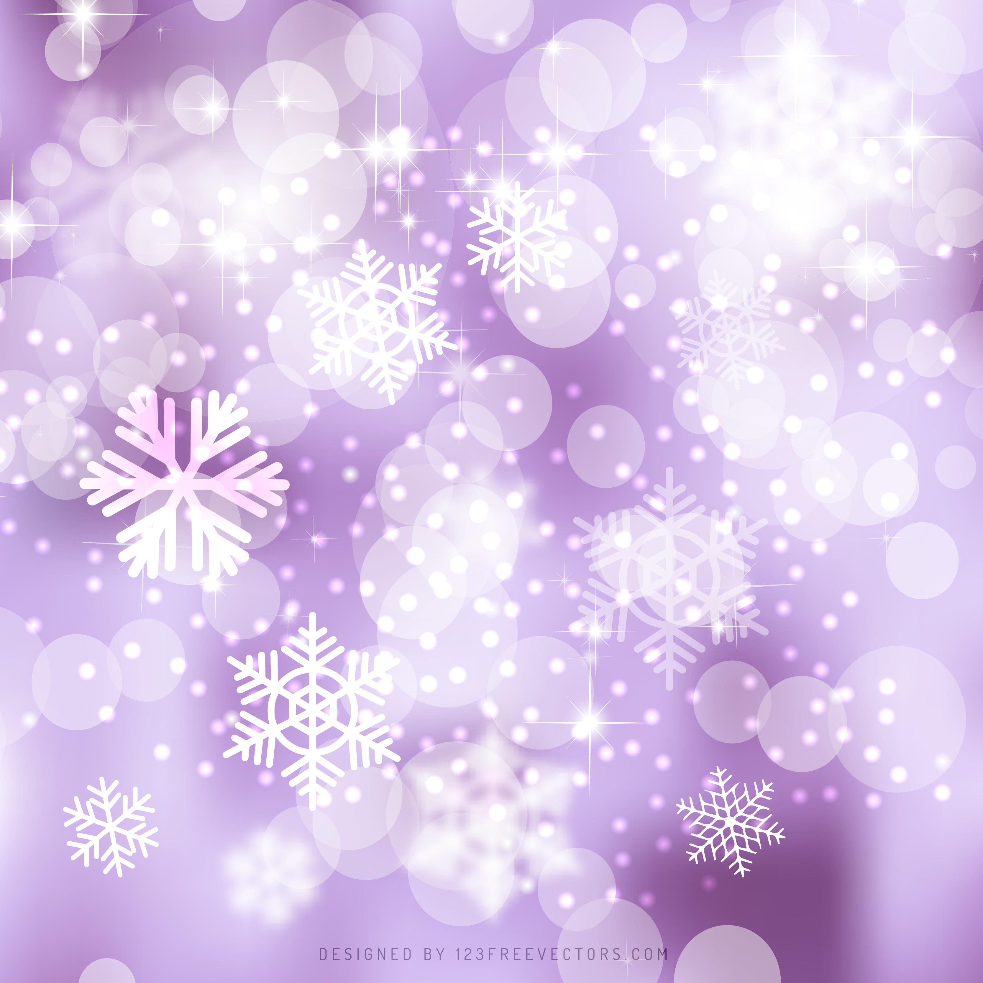 Purple Christmas Background