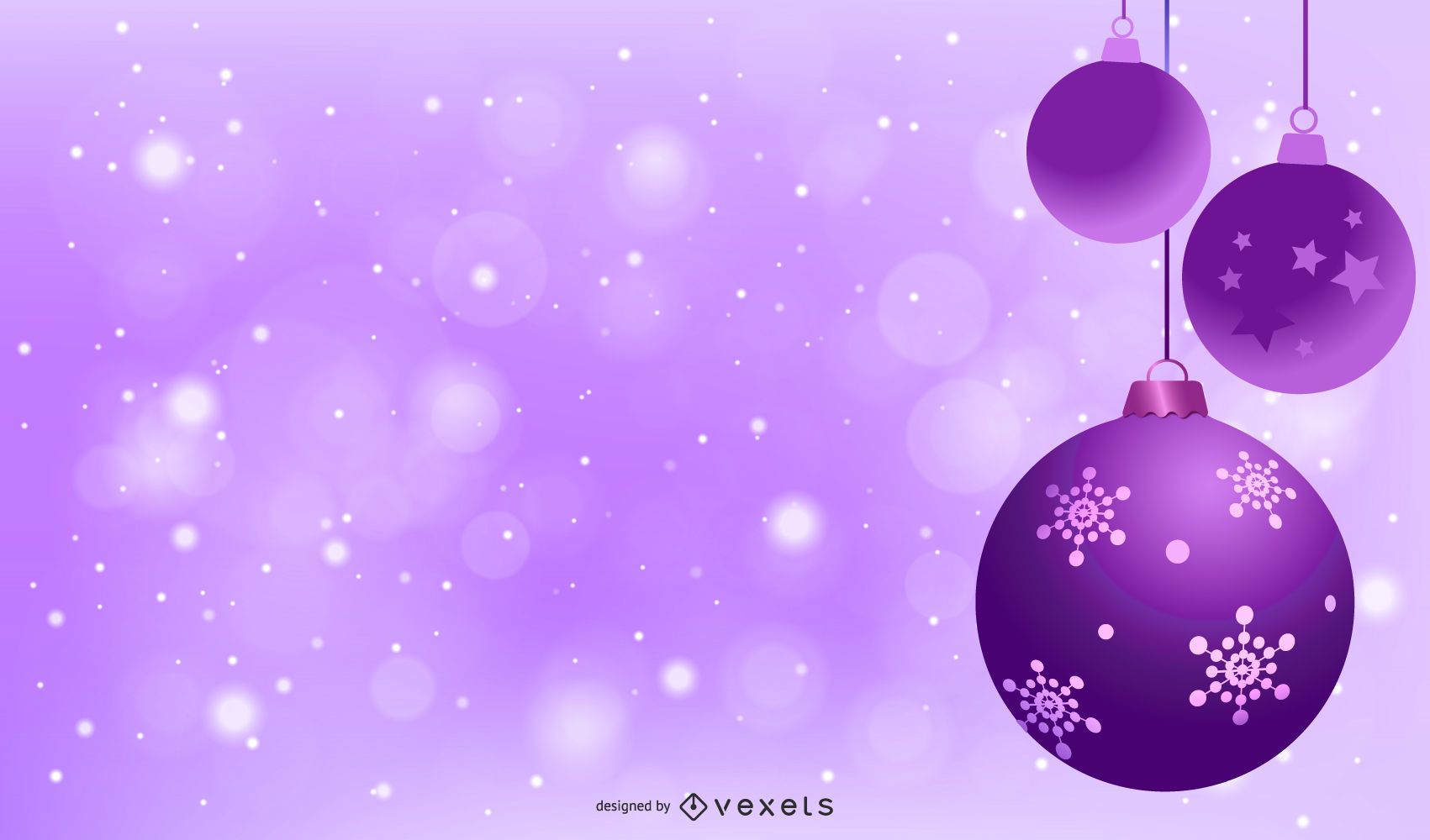 Purple Christmas Background