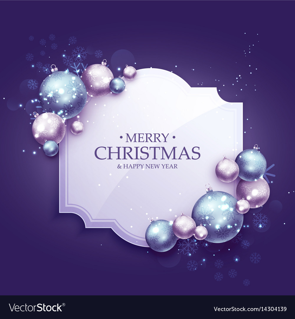 Purple Christmas Background