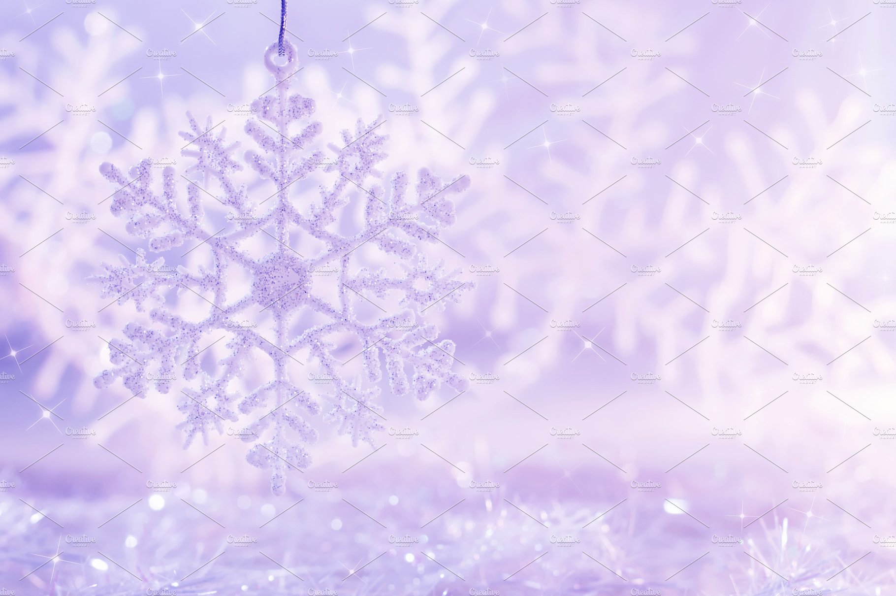 Purple Christmas Background