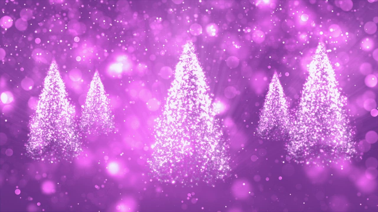 Purple Christmas Background