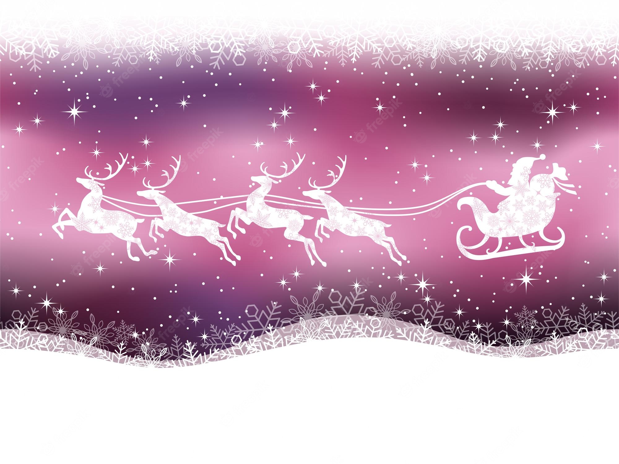 Purple Christmas Background