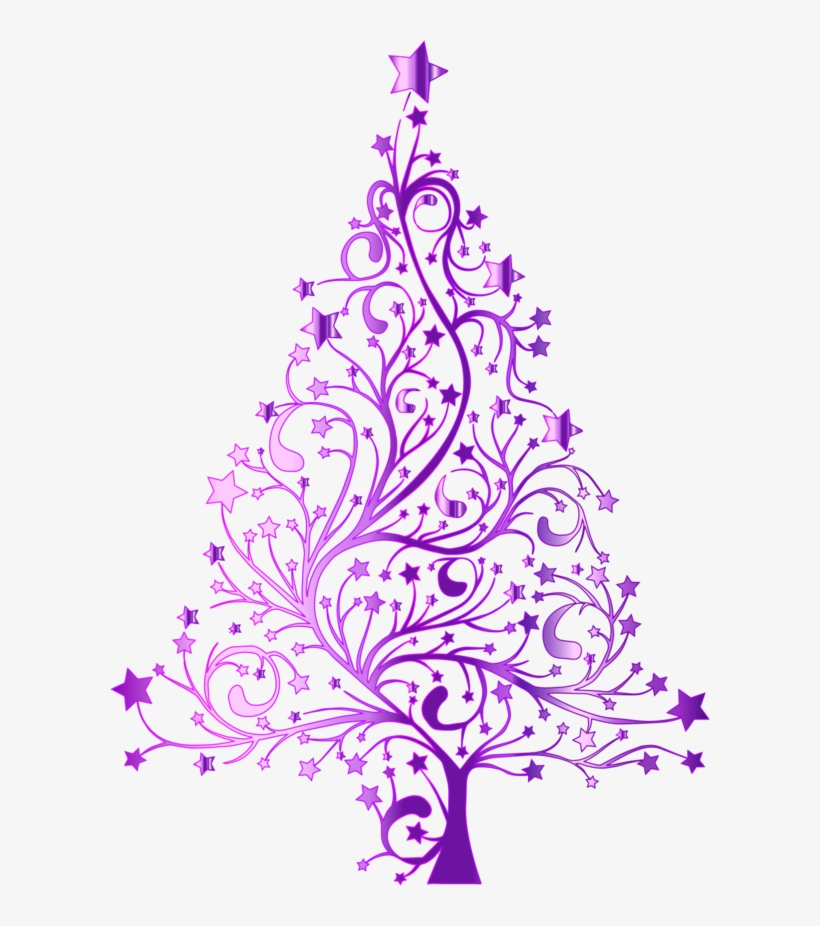 Purple Christmas Background