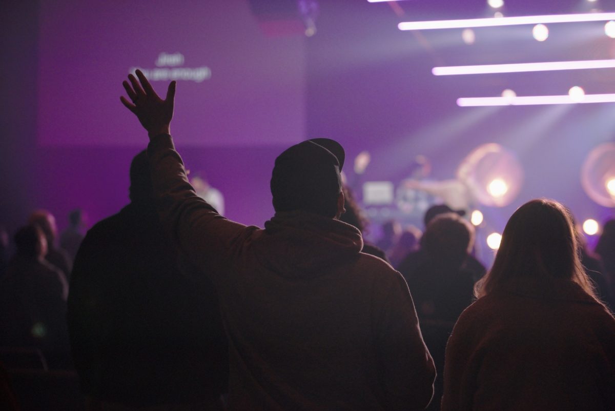 Purple Church Background