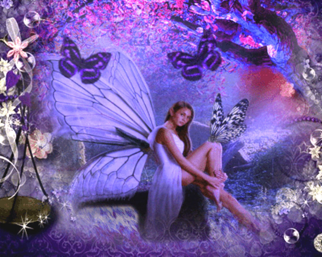 Purple Fairy Background