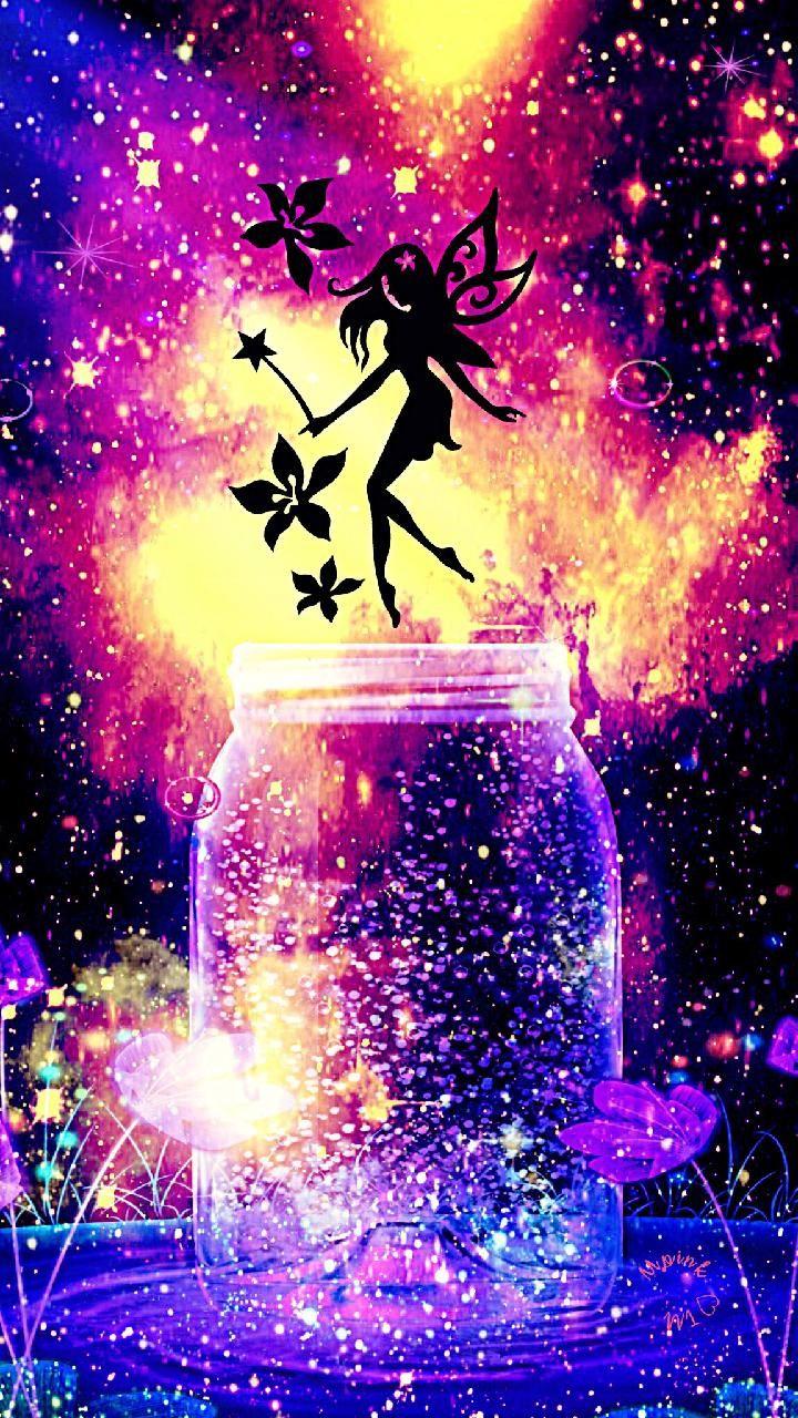 Purple Fairy Background