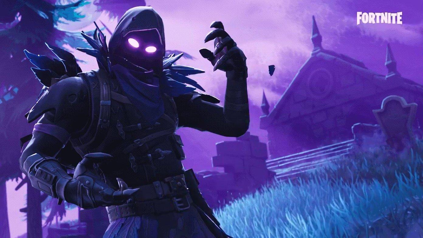 Purple Fortnite Background