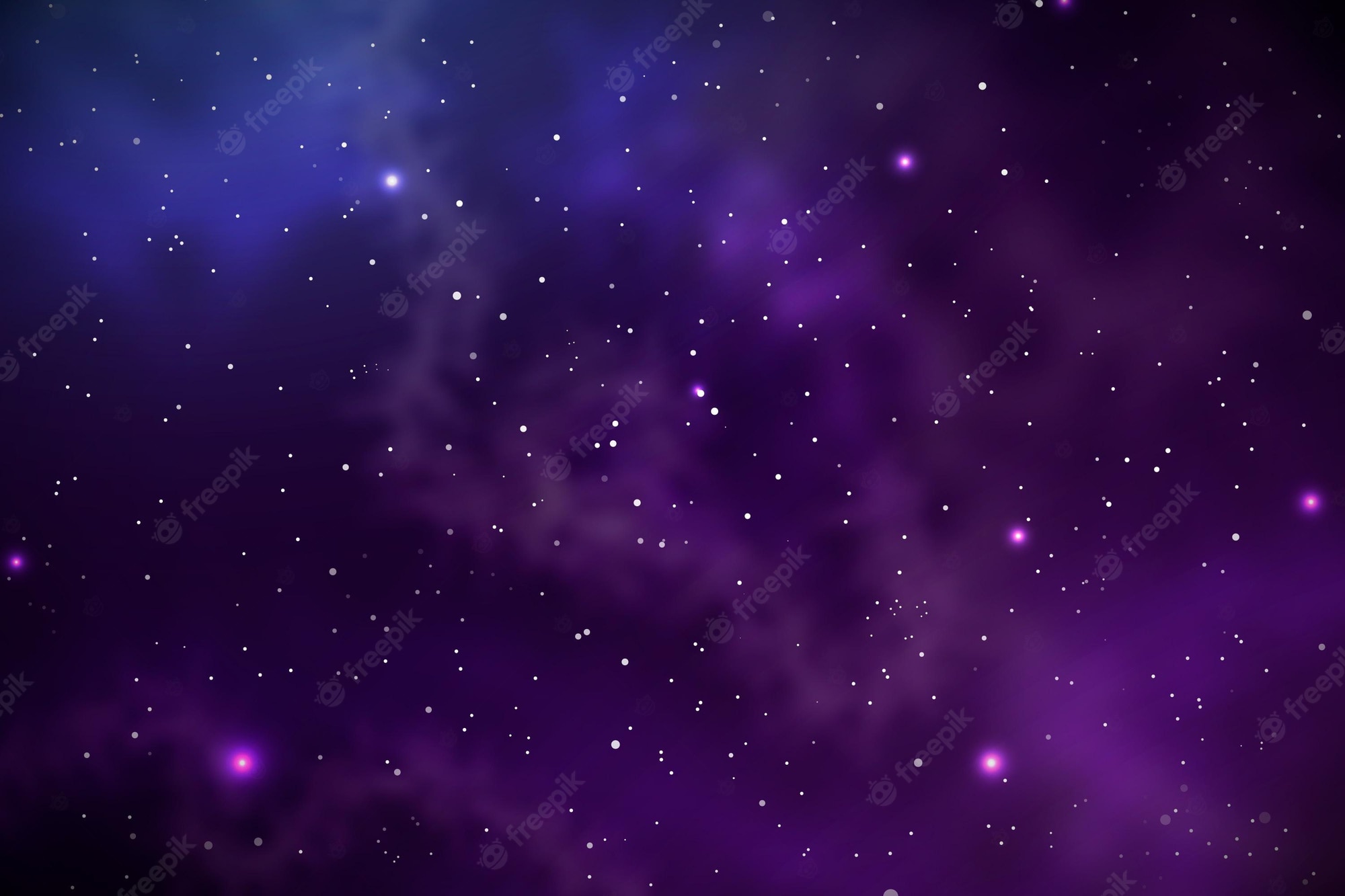 Purple Galaxy Background