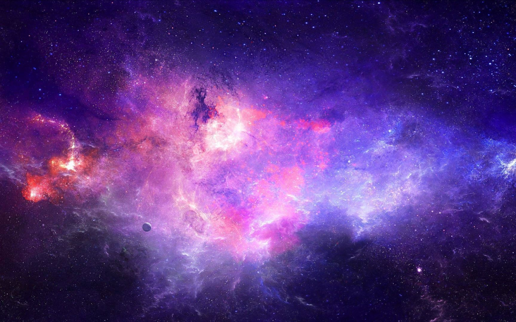 Purple Galaxy Background
