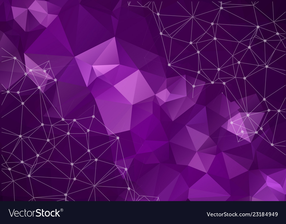 Purple Polygon Background