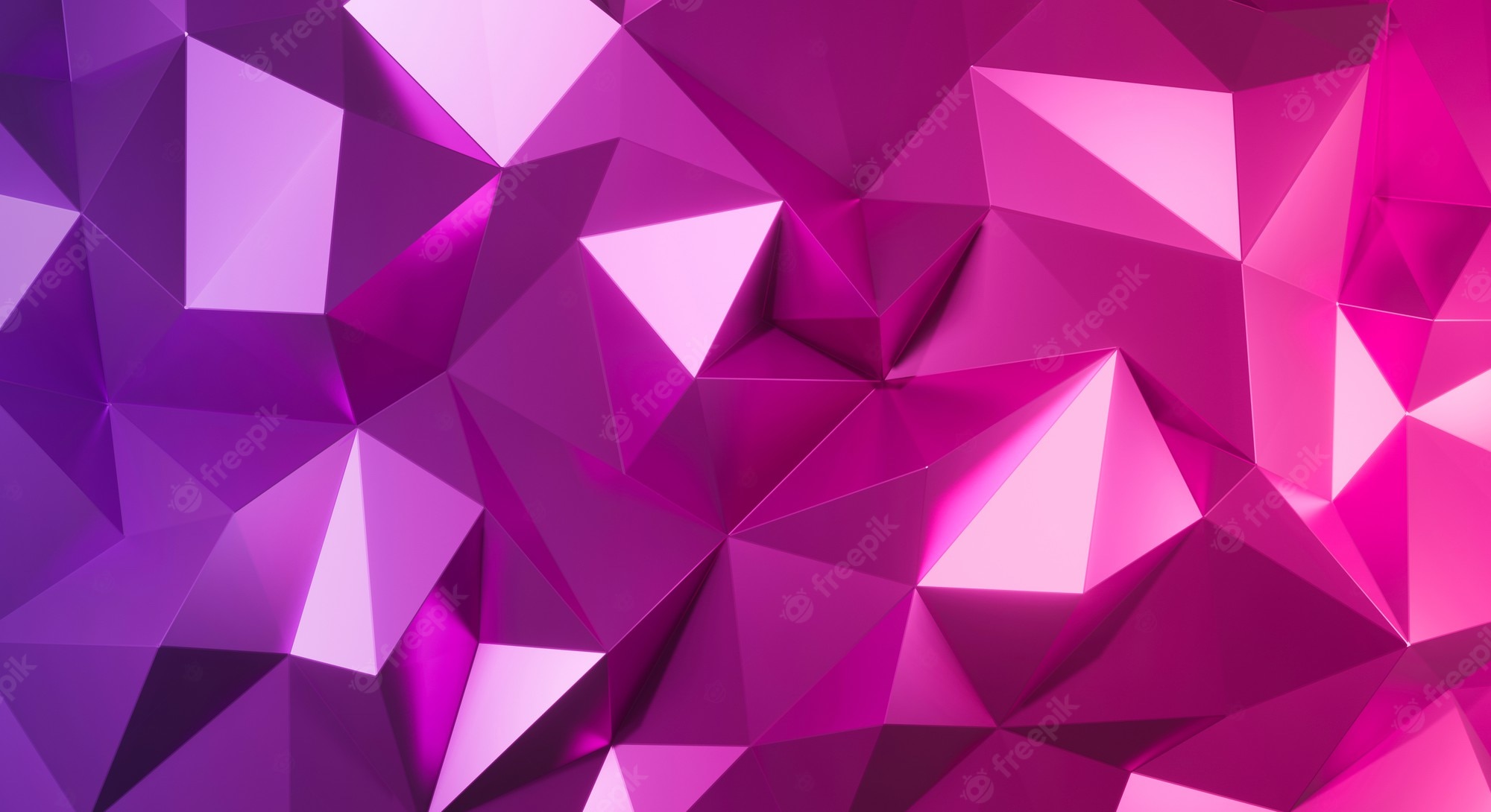 Purple Polygon Background