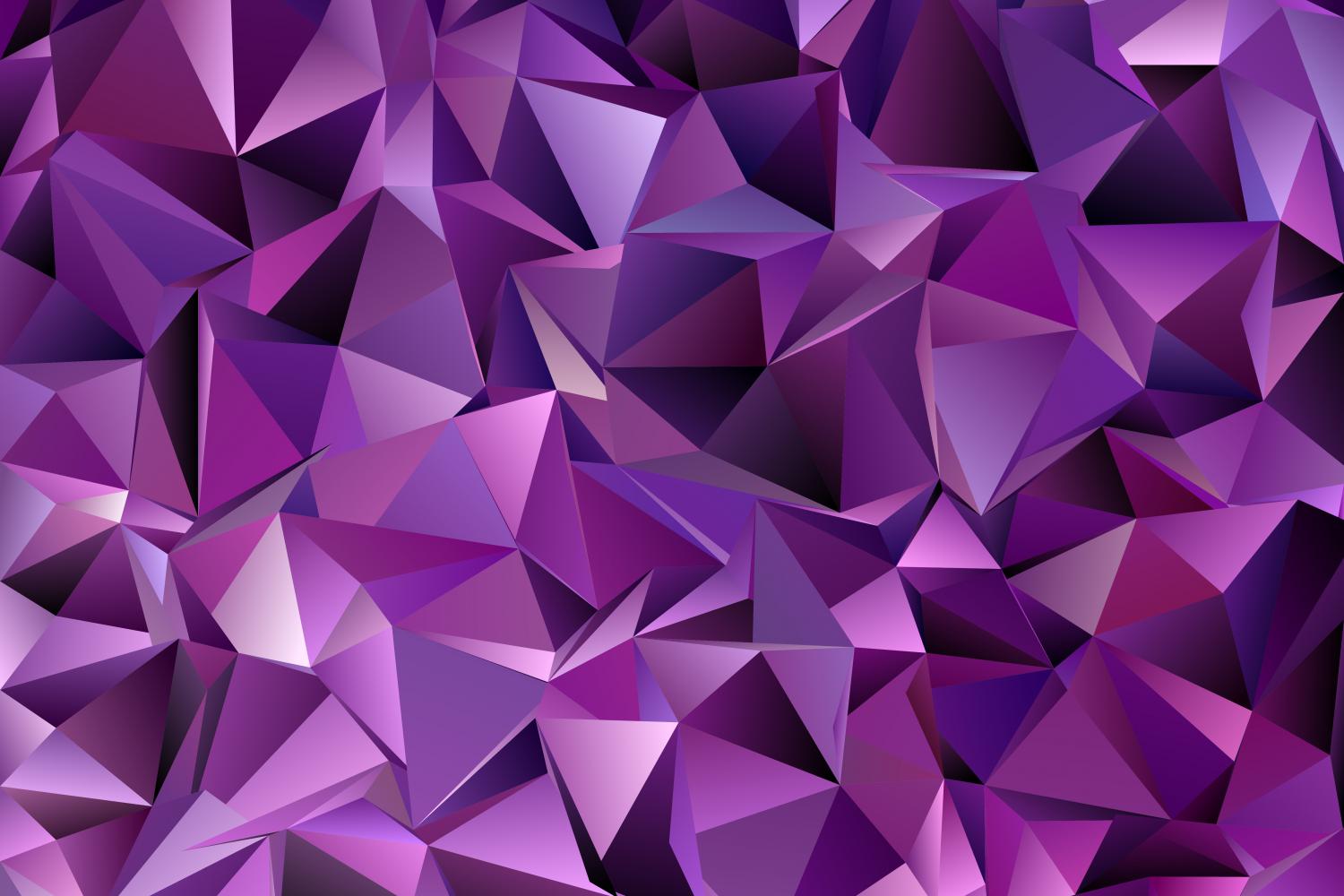 Purple Polygon Background