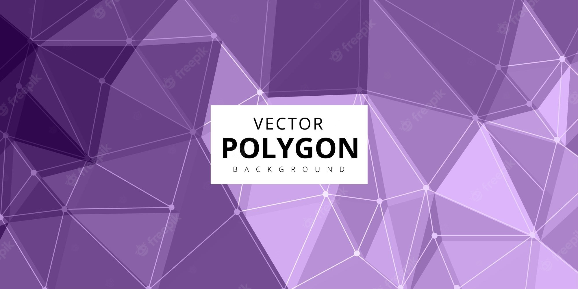 Purple Polygon Background