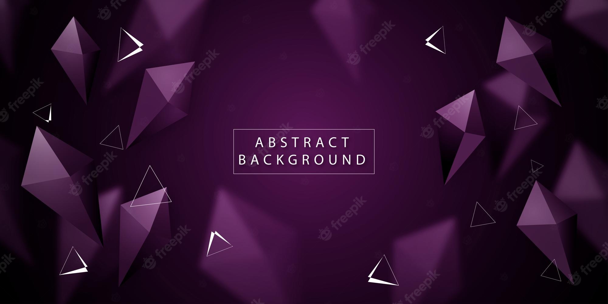 Purple Polygon Background