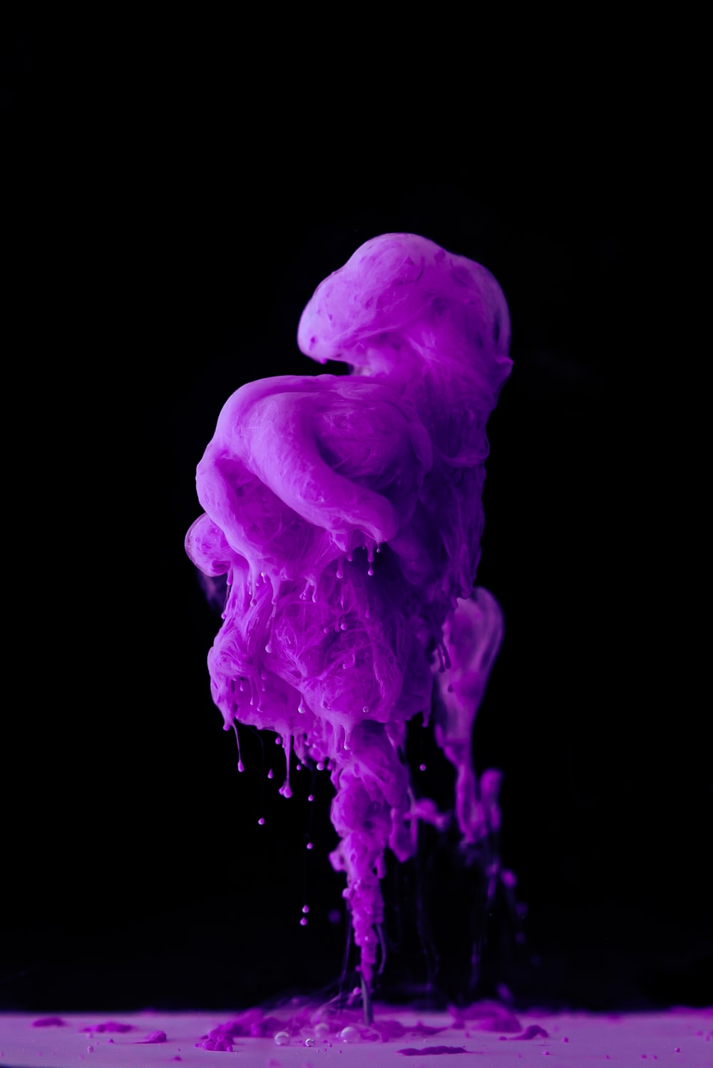 Purple Smoke Background