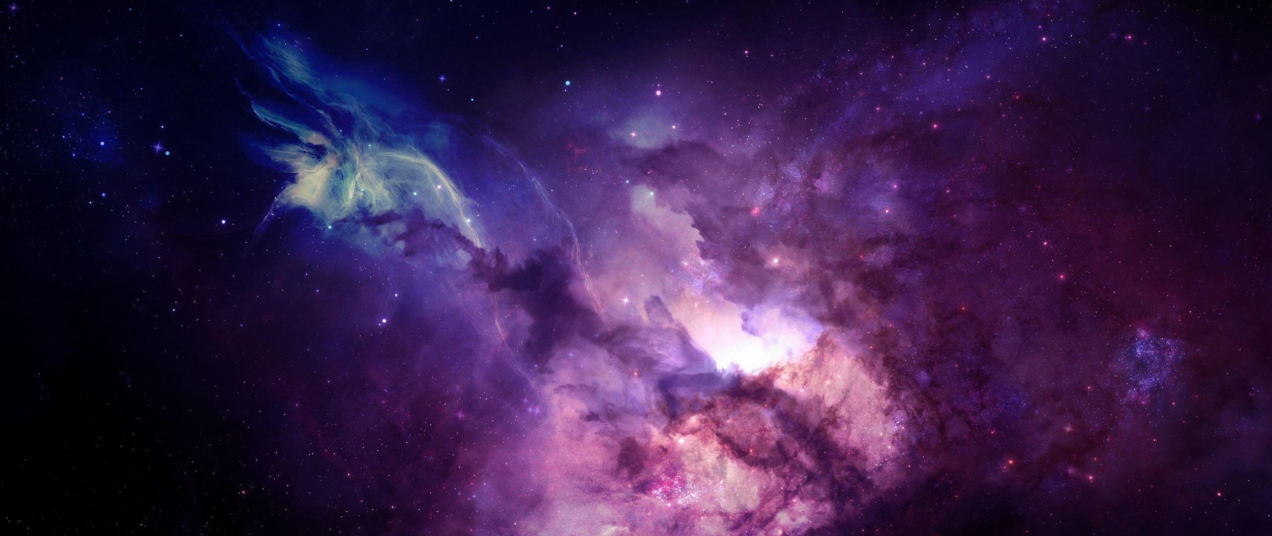 Purple Universe Background