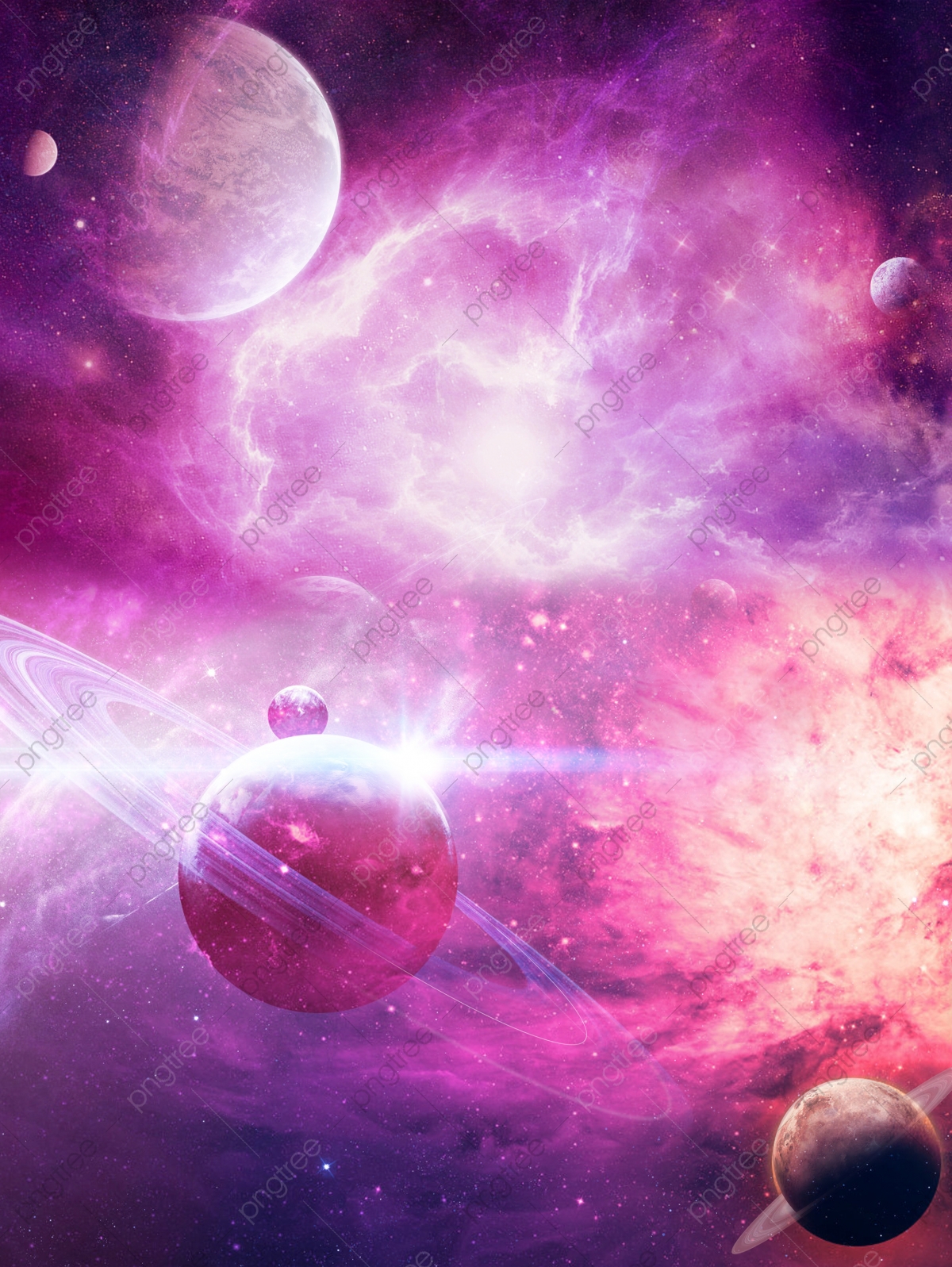 Purple Universe Background