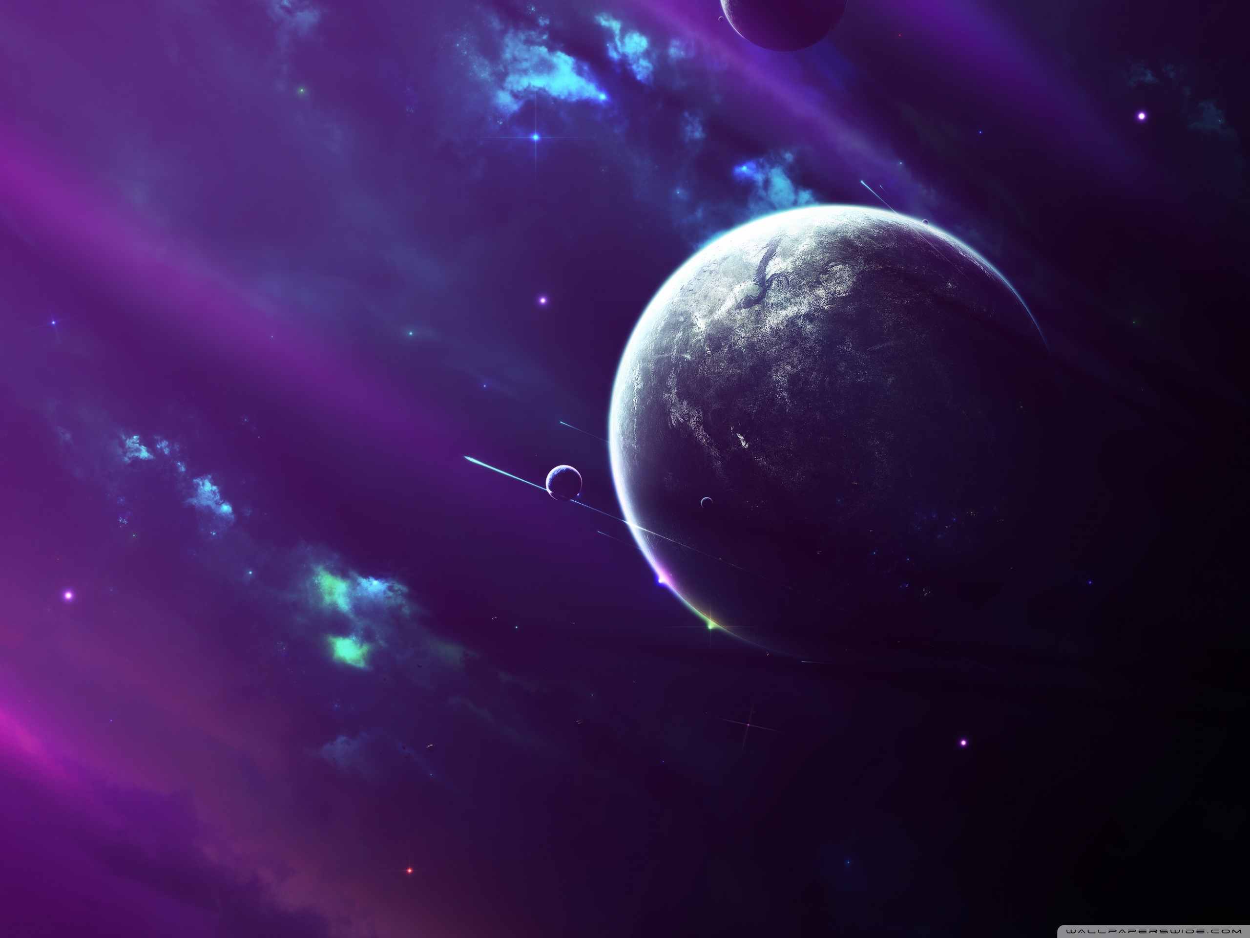 Purple Universe Background