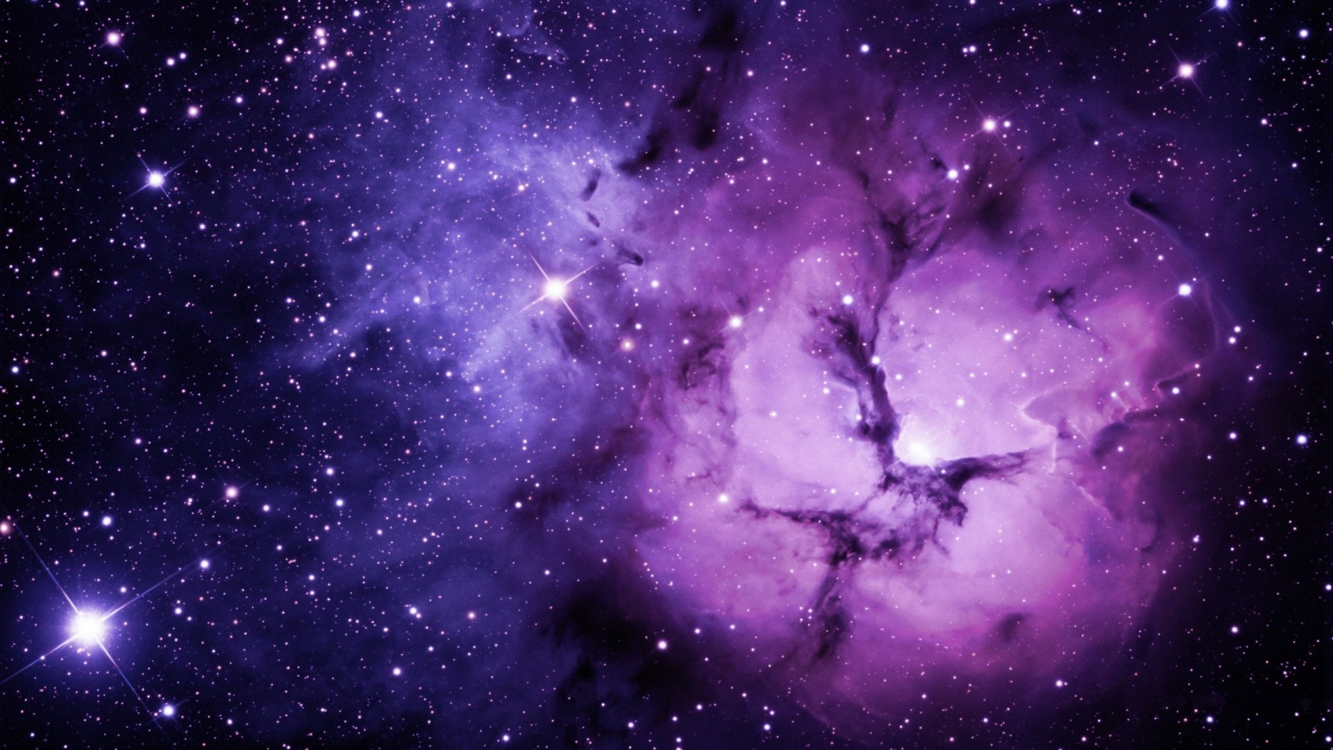 Purple Universe Background