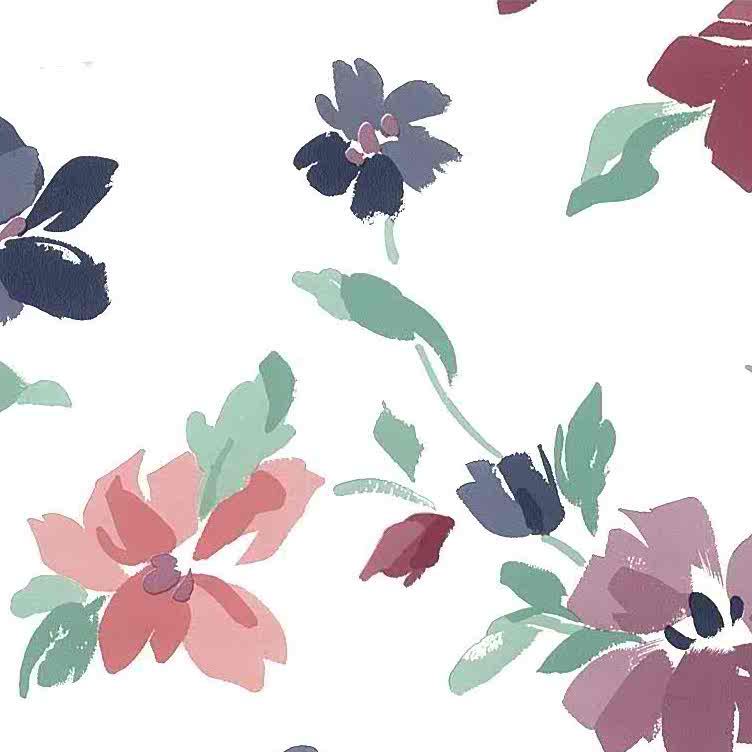 Purple Vintage Floral Background